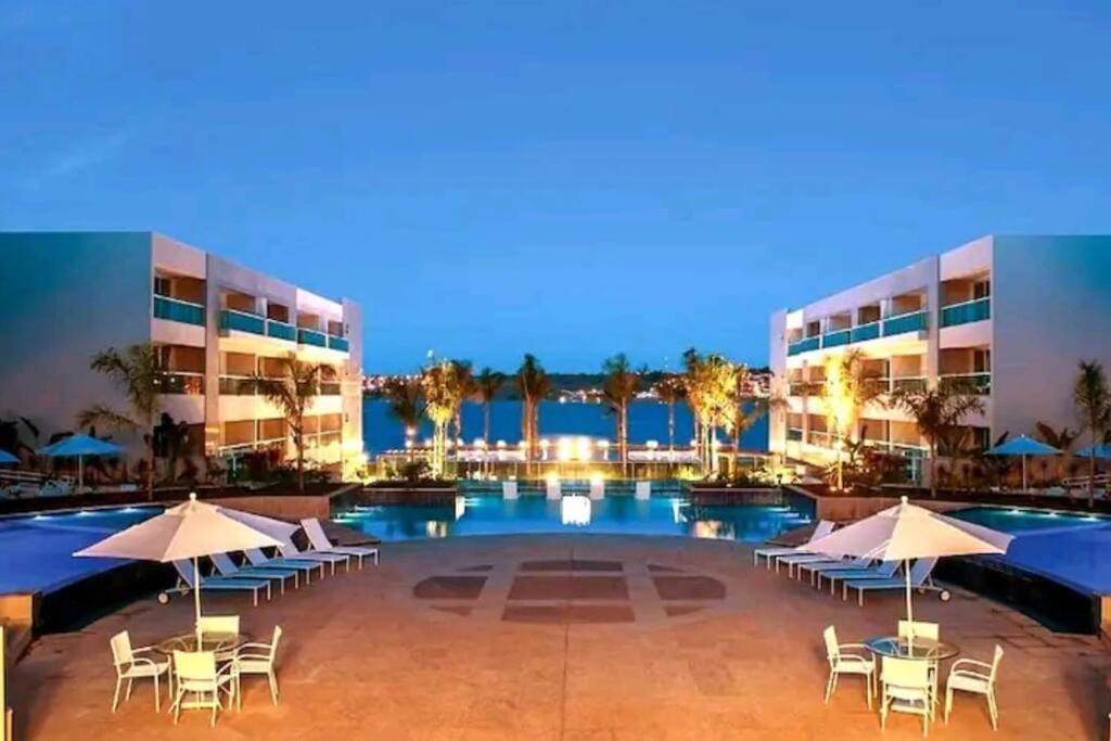 Flat De Luxo Em Um Resort! Brezilya Dış mekan fotoğraf